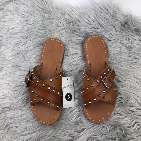 Universal Thread Shoes - Universal Thread studded slides size 6